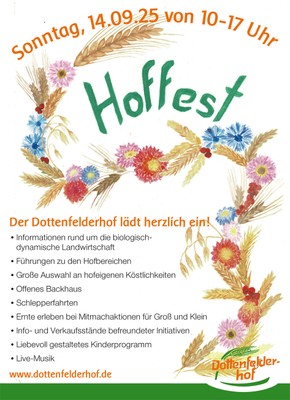 Flyer Dottenfeldherhoffest 2025