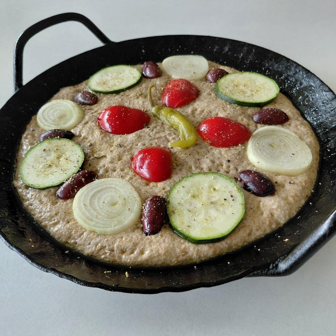 Focaccia - Sommerliches Fladenbrot roh