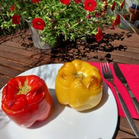 Gefüllte Paprika mit Quinoa 3