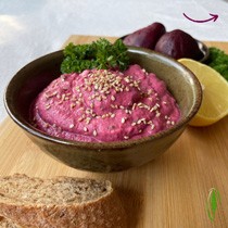 Kichererbsen-Aufstrich mit Gemüseresten