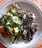 Quinoa mit Gemüse