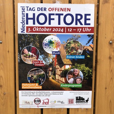 Tag der offenen Hoftore Plakat