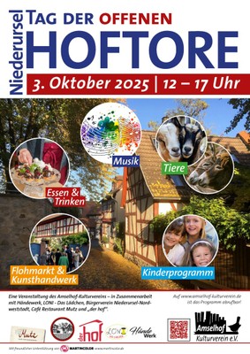 Plakat Tag der offenen Hoftore 2025