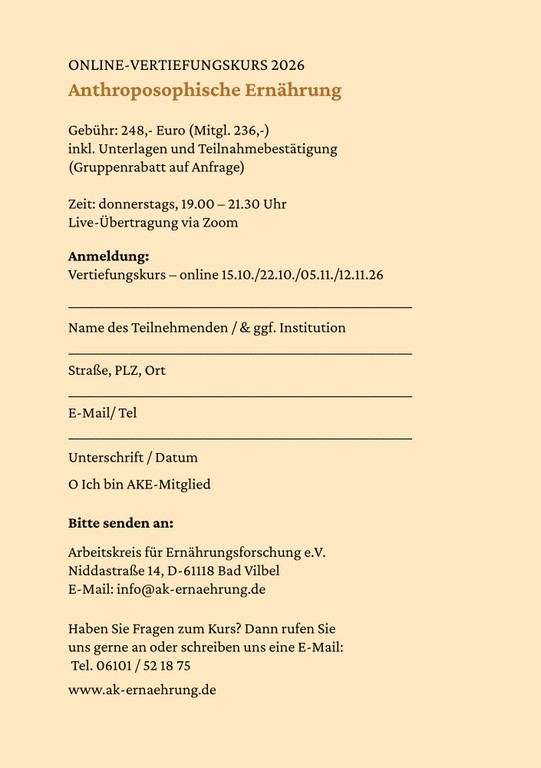 Vertiefungskurs Anmeldeformular 2026 2