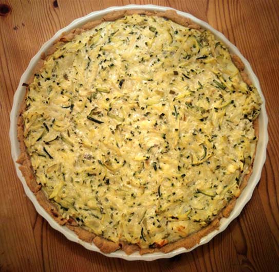 Zucchini Quiche Rezept