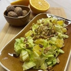 Zuckerhutsalat mit Orangen Start